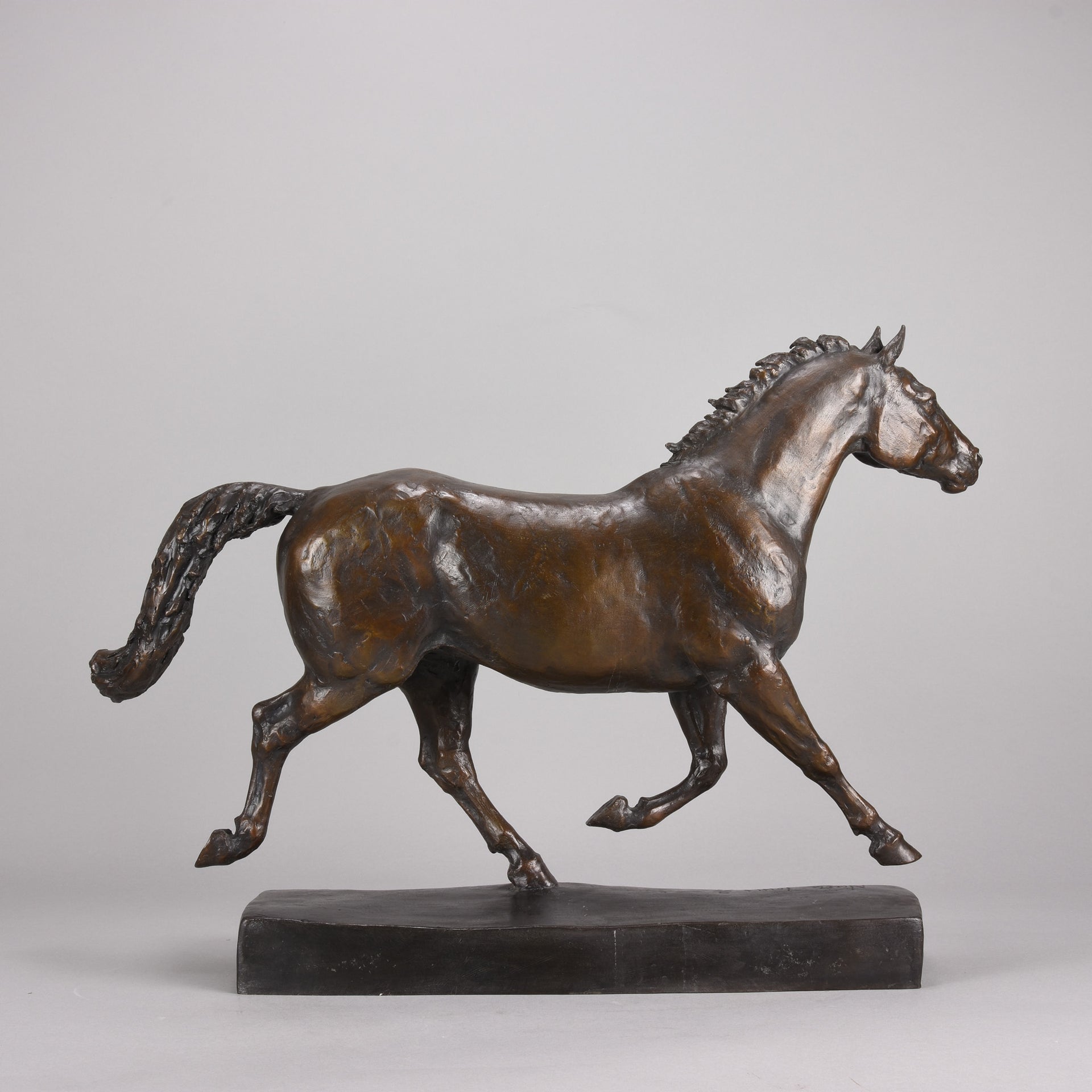 Nicola Toms Bronze - Trotting Horse - Hickmet Fine Arts 