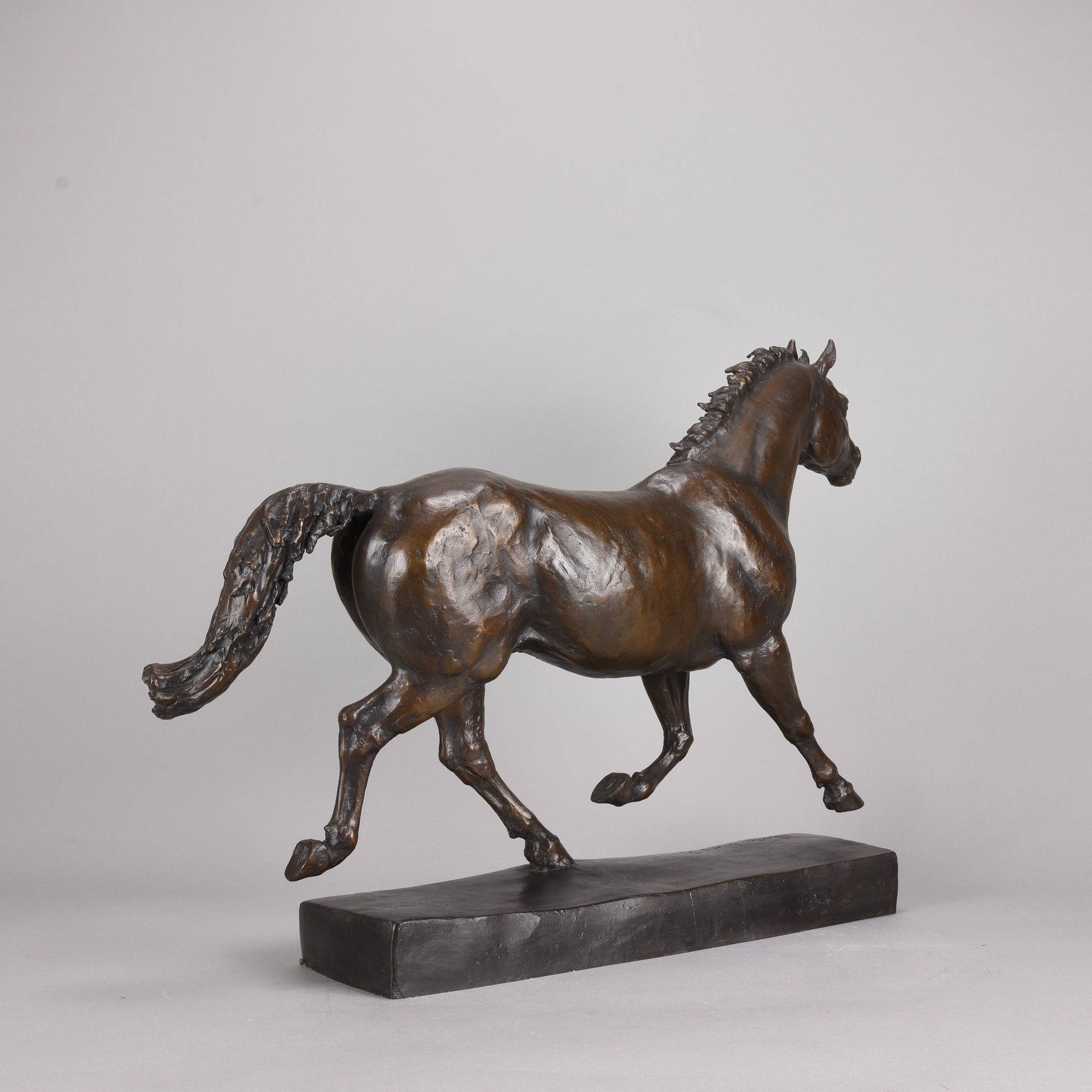 Nicola Toms Bronze - Trotting Horse - Hickmet Fine Arts 
