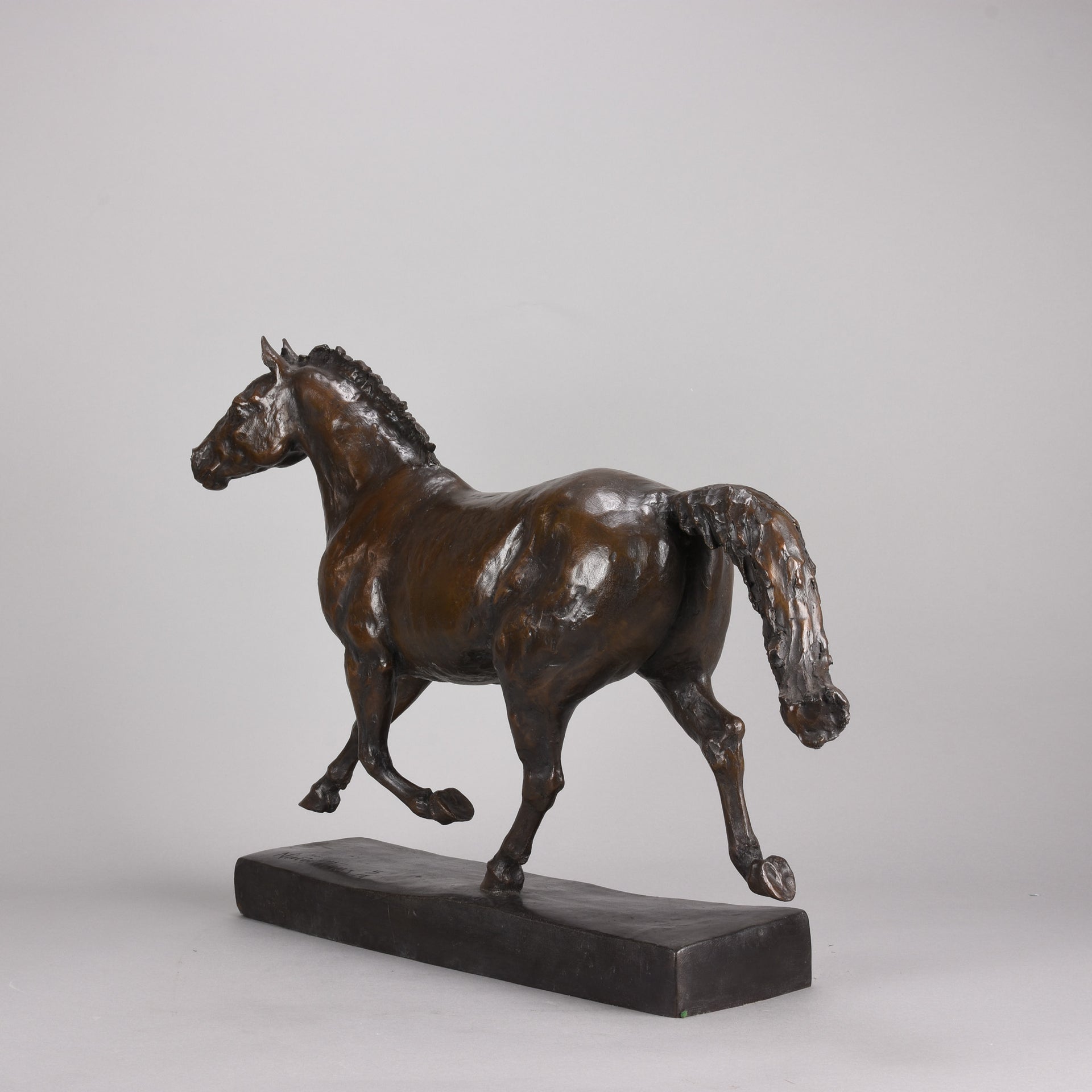 Nicola Toms Bronze - Trotting Horse - Hickmet Fine Arts 