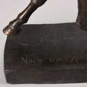 Nicola Toms Bronze - Trotting Horse - Hickmet Fine Arts 