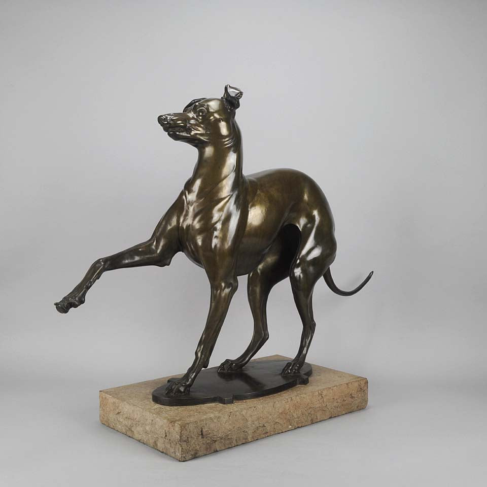 Animalier Lanner Bronze Whippet