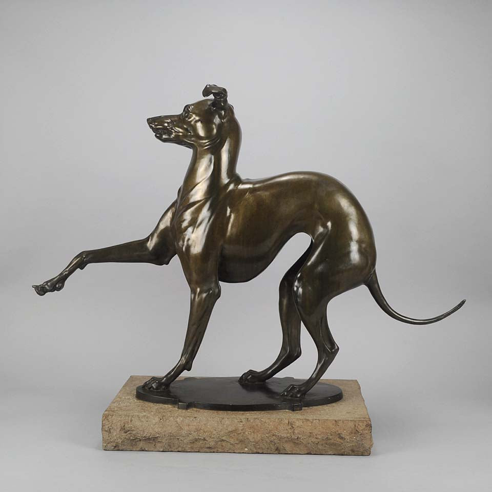 Animalier Lanner Bronze Whippet