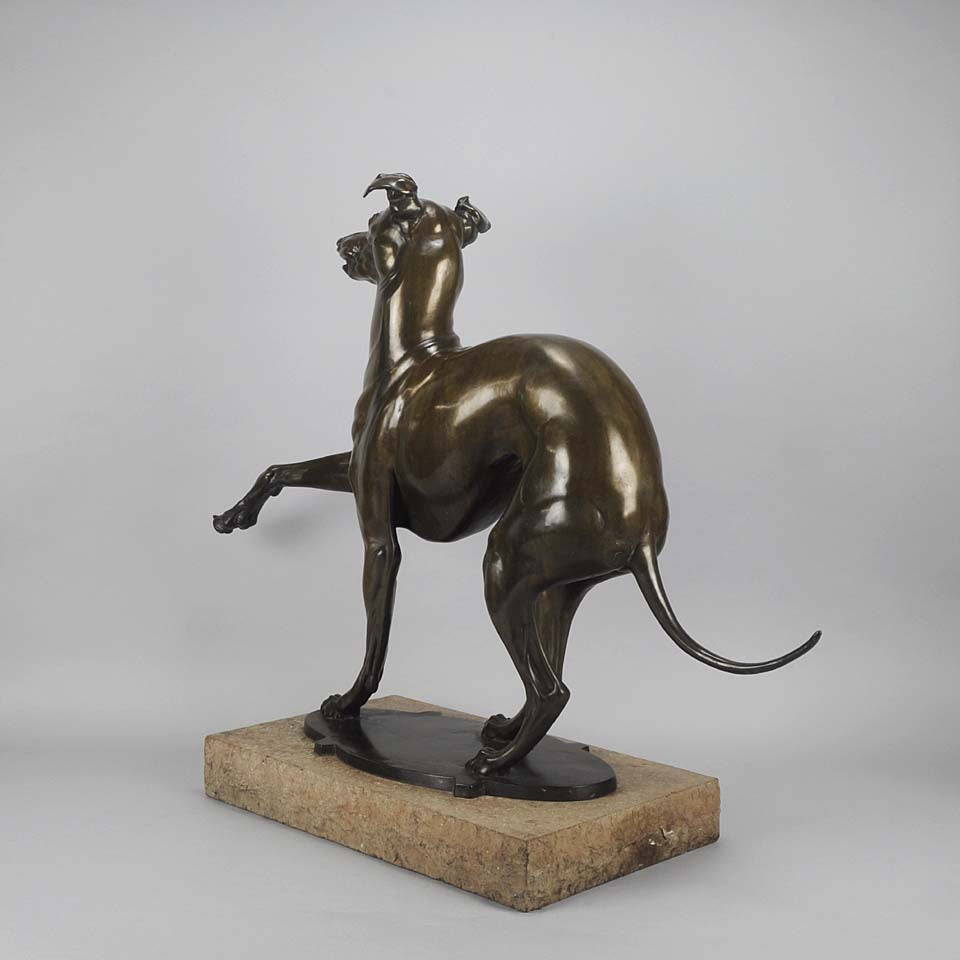 Animalier Lanner Bronze Whippet