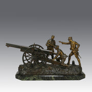 Omerth Bronze - Les Soldats au Canon - Hickmet Fine Arts