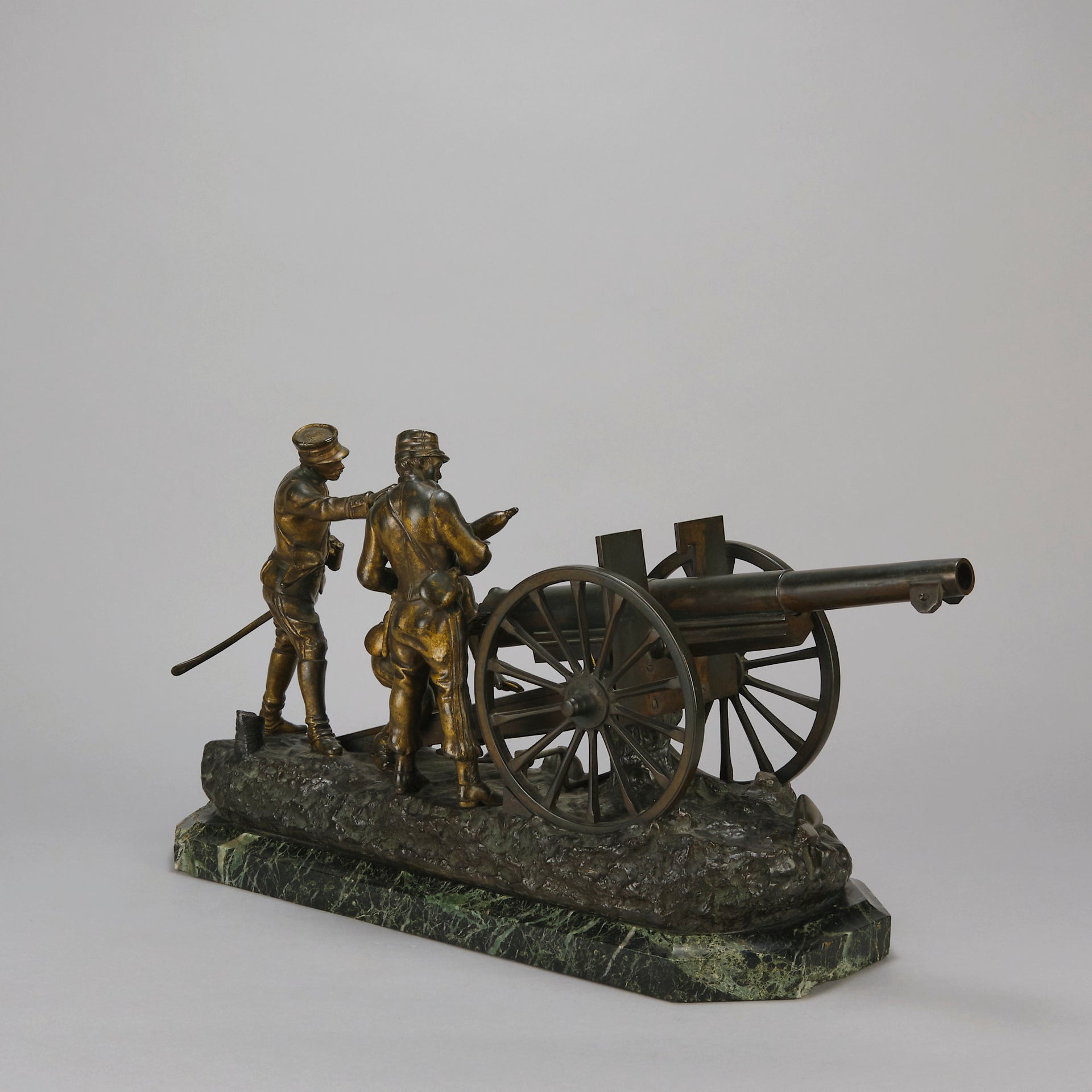 Omerth Bronze - Les Soldats au Canon - Hickmet Fine Arts