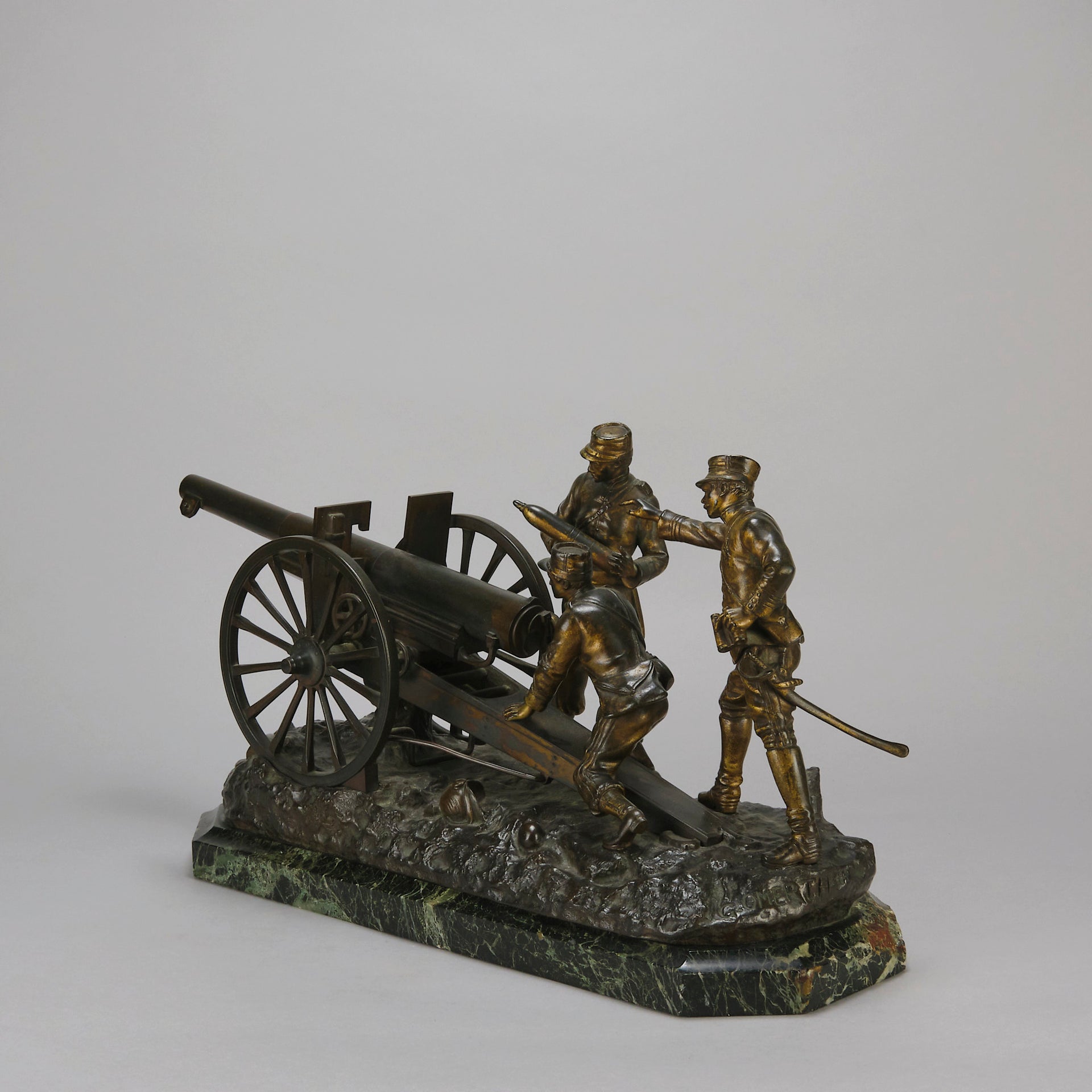 Omerth Bronze - Les Soldats au Canon - Hickmet Fine Arts