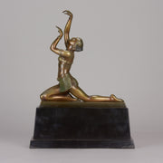 Art Deco Fancy Dancer - Otto Hafenrichter Bronze - Hickmet Fine Arts