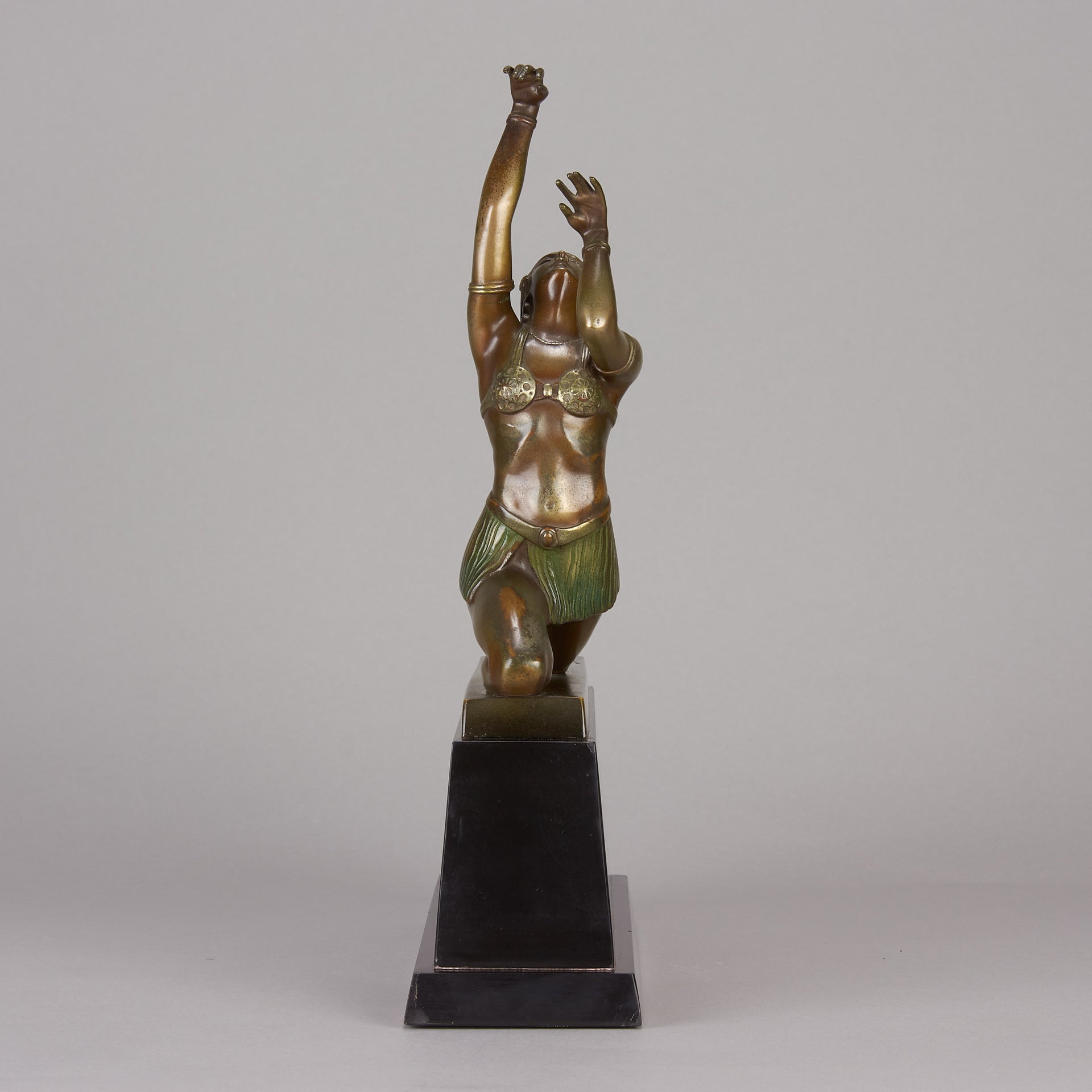 Art Deco Fancy Dancer - Otto Hafenrichter Bronze - Hickmet Fine Arts