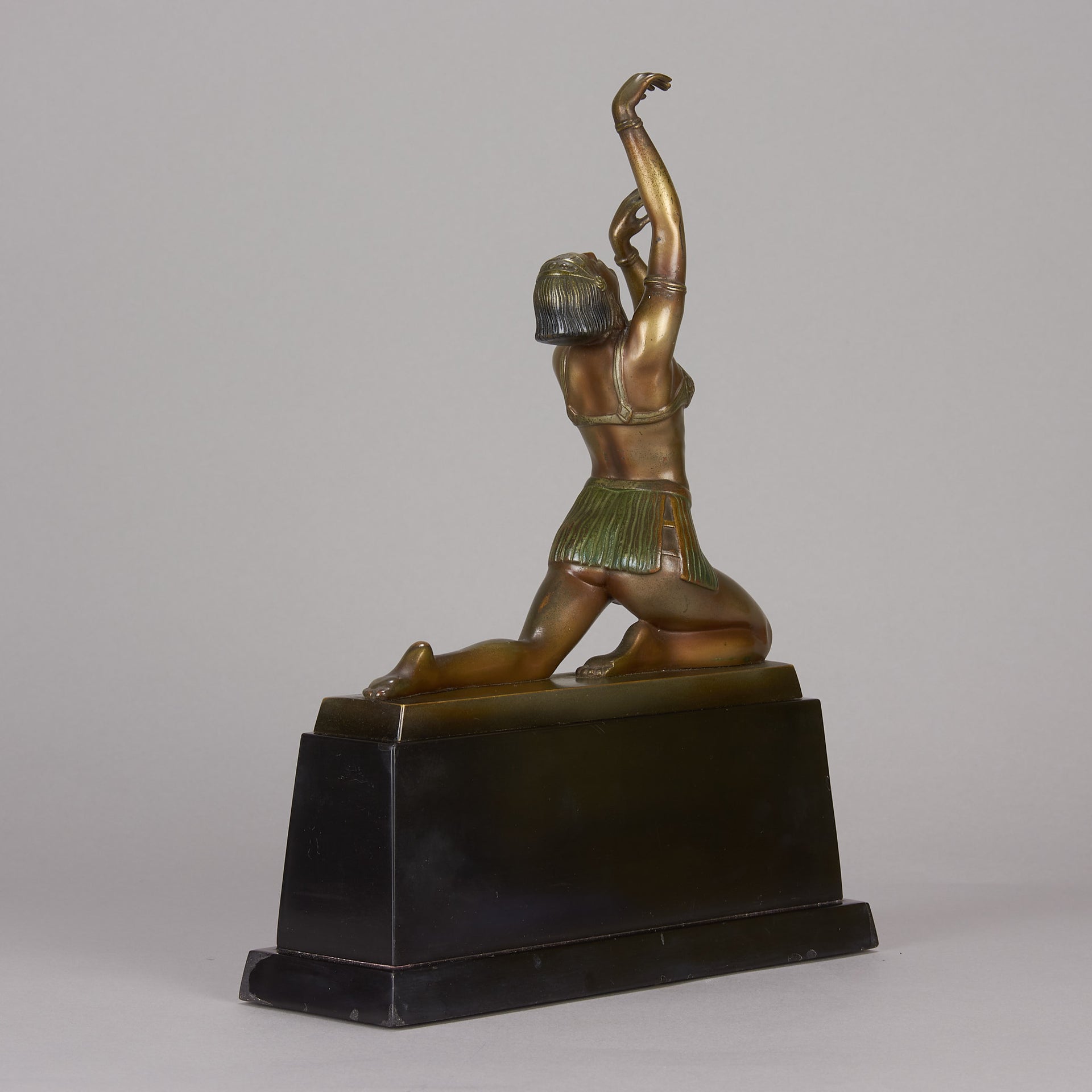 Art Deco Fancy Dancer - Otto Hafenrichter Bronze - Hickmet Fine Arts