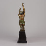 Art Deco Fancy Dancer - Otto Hafenrichter Bronze - Hickmet Fine Arts