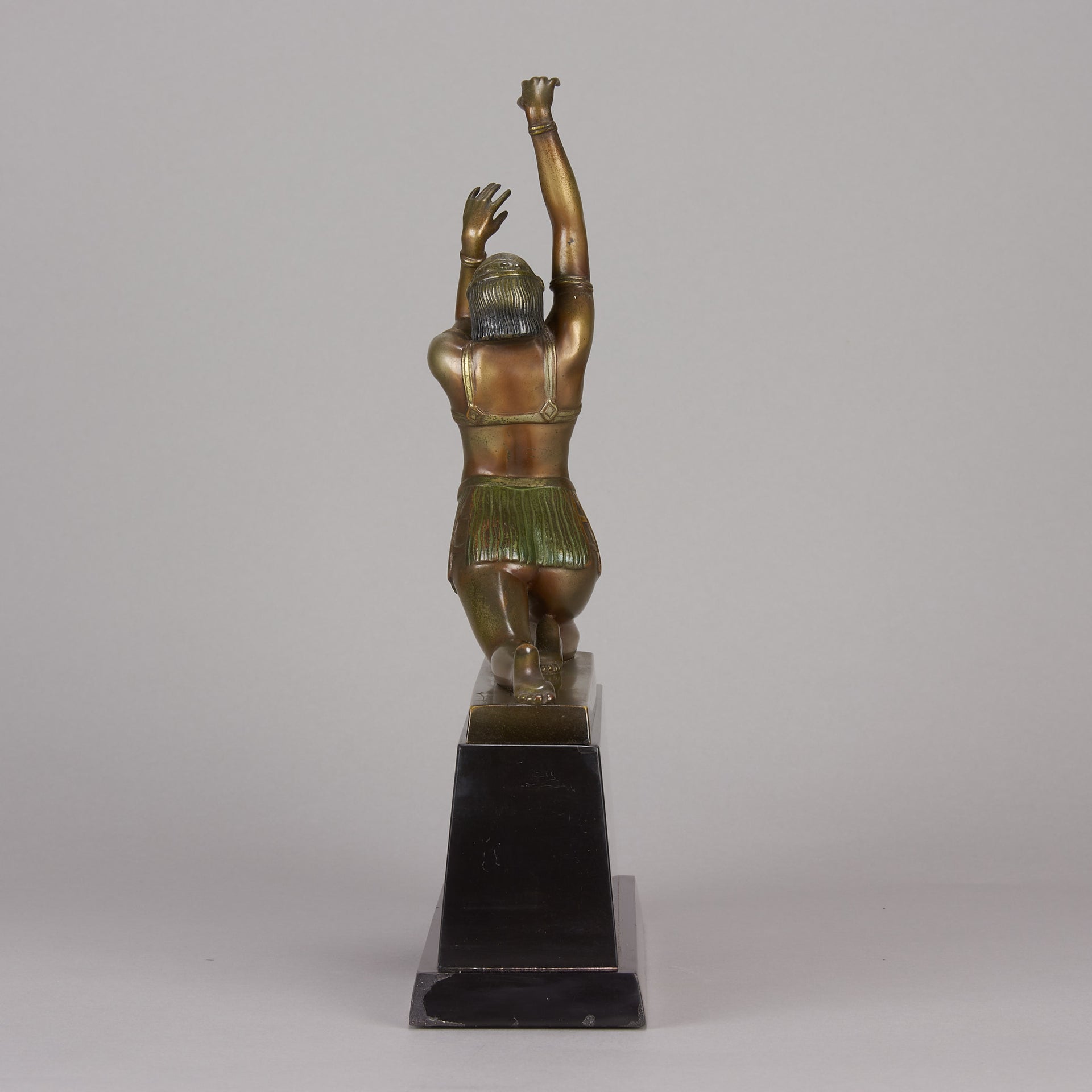Art Deco Fancy Dancer - Otto Hafenrichter Bronze - Hickmet Fine Arts