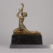 Art Deco Fancy Dancer - Otto Hafenrichter Bronze - Hickmet Fine Arts
