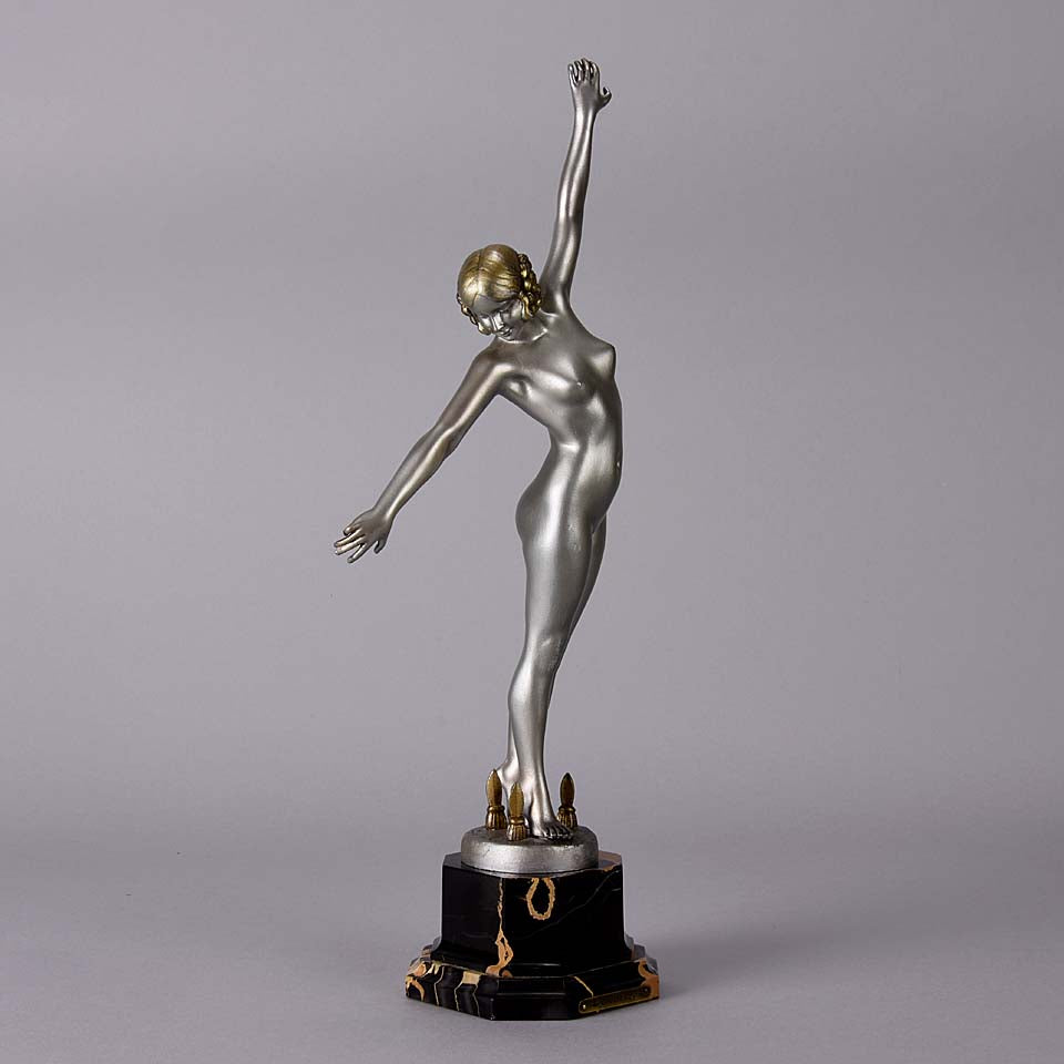 Fernand Ouillon-Carrer Speak Dancer Bronze 