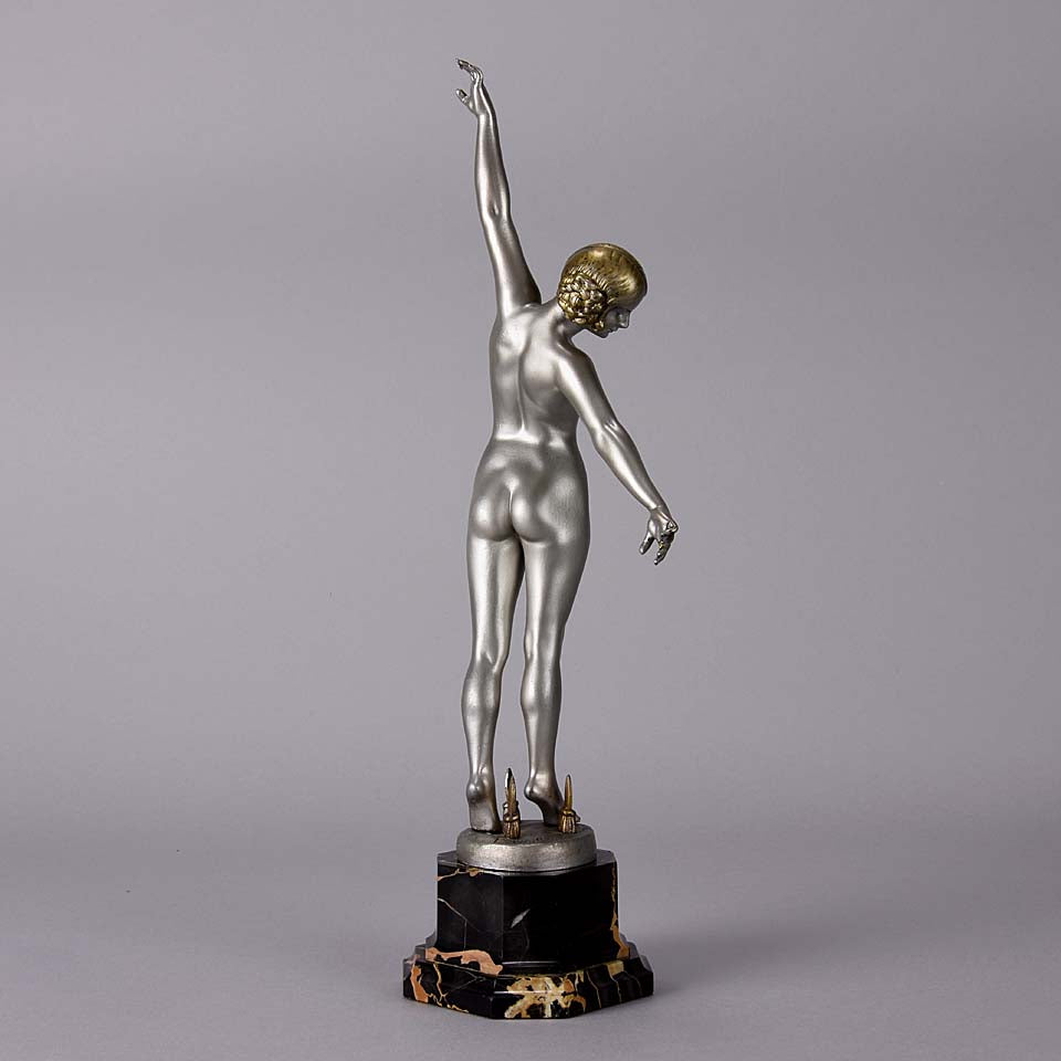 Fernand Ouillon-Carrer Speak Dancer Bronze 