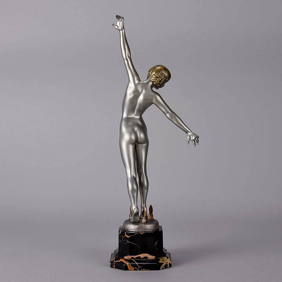 Fernand Ouillon-Carrer Speak Dancer Bronze 