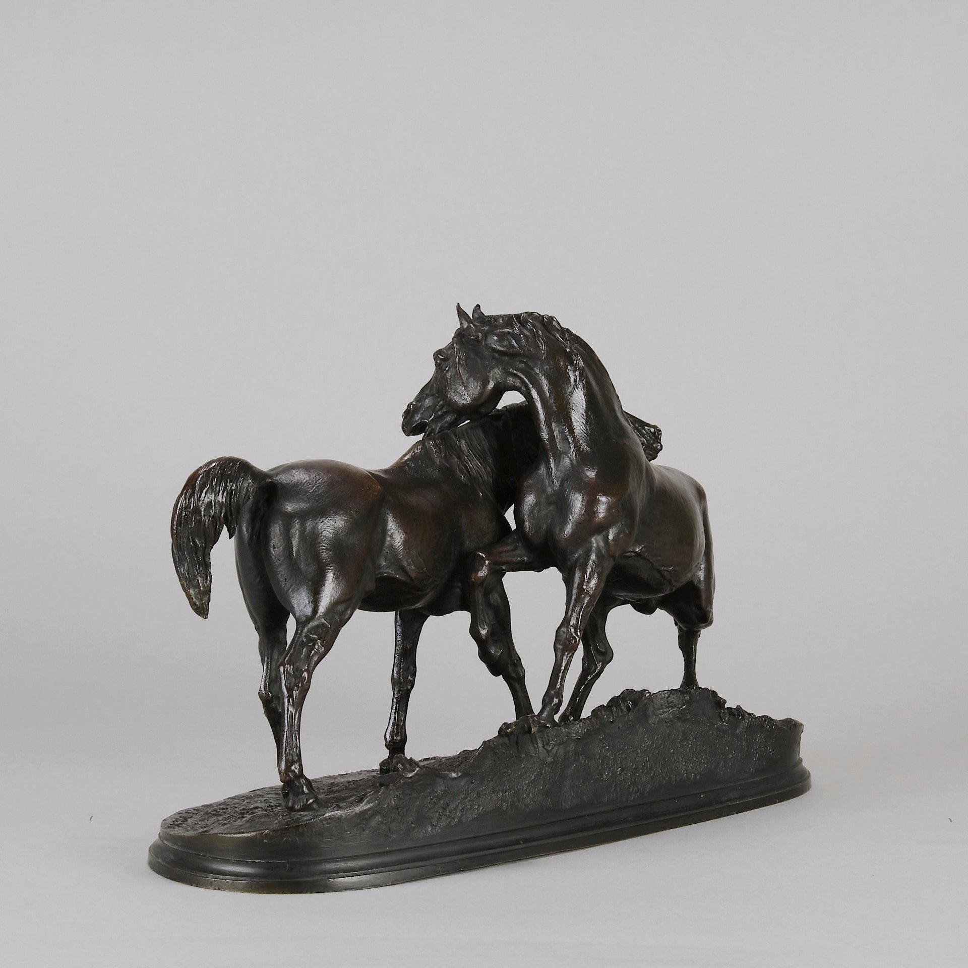 L'accolade- P J Mêne - Antique Bronze - Bronze statues for sale - Bronze sculptures for sale - Antique bronze statues - Hickmet Fine Arts