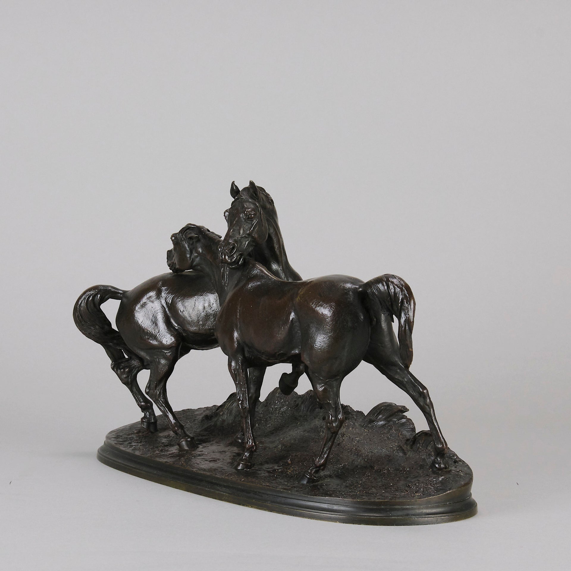 L'accolade- P J Mêne - Antique Bronze - Bronze statues for sale - Bronze sculptures for sale - Antique bronze statues - Hickmet Fine Arts