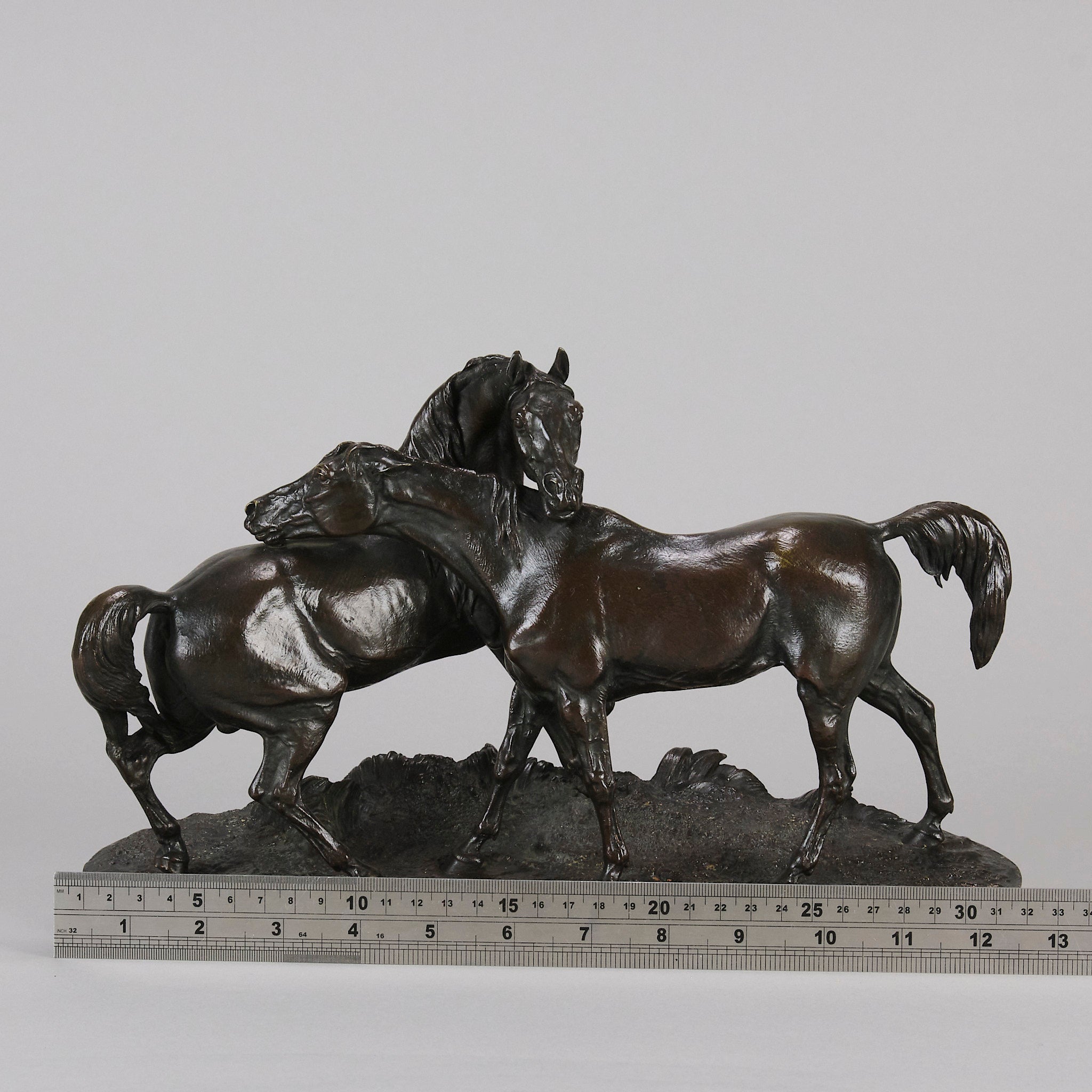 L'accolade- P J Mêne - Antique Bronze - Hickmet Fine Arts