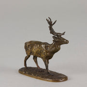 Mene bronze stag - Animaliers - Antique animal sculptures for sale - Hickmet Fine Arts