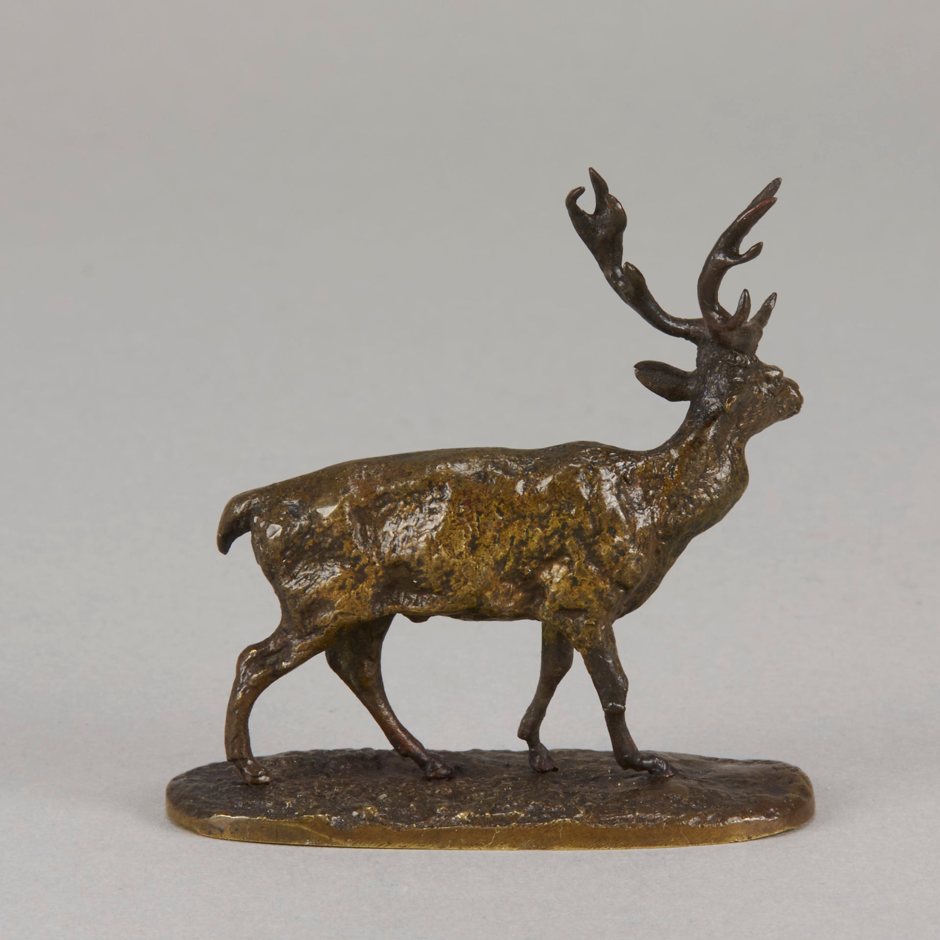 Mene bronze stag - Animaliers - Antique animal sculptures for sale - Hickmet Fine Arts