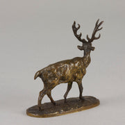 Mene bronze stag - Animaliers - Antique animal sculptures for sale - Hickmet Fine Arts