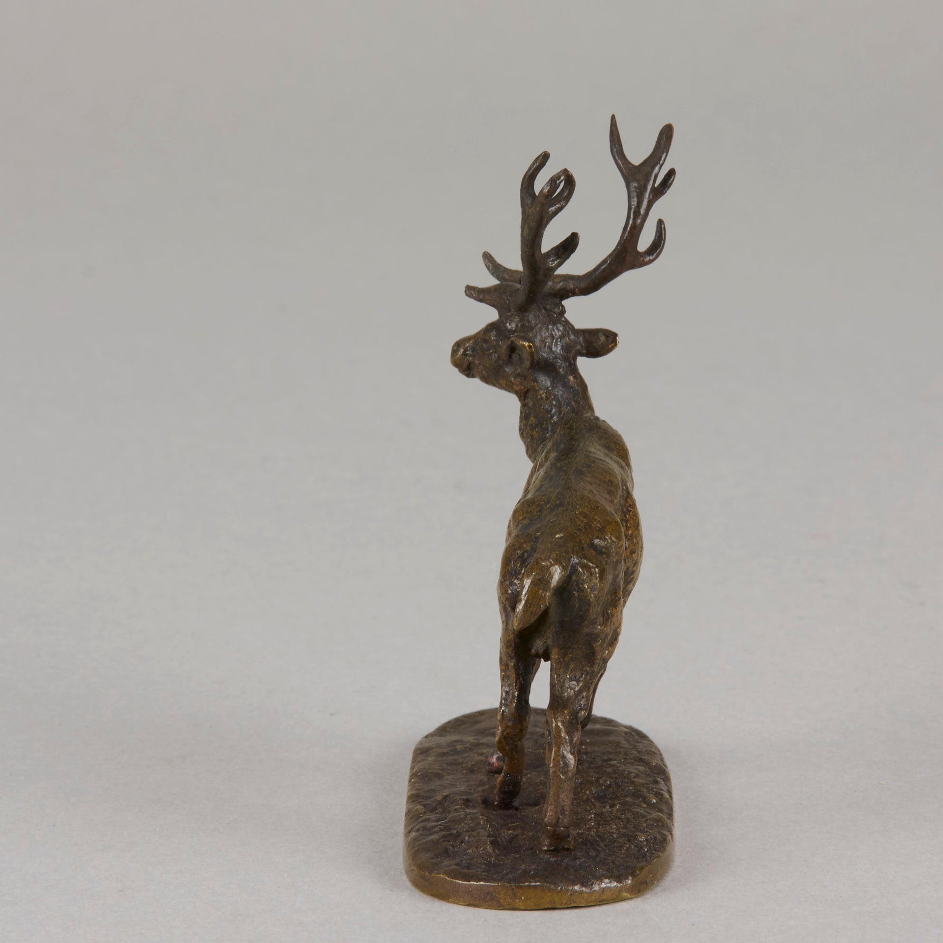 Mene bronze stag - Animaliers - Antique animal sculptures for sale - Hickmet Fine Arts