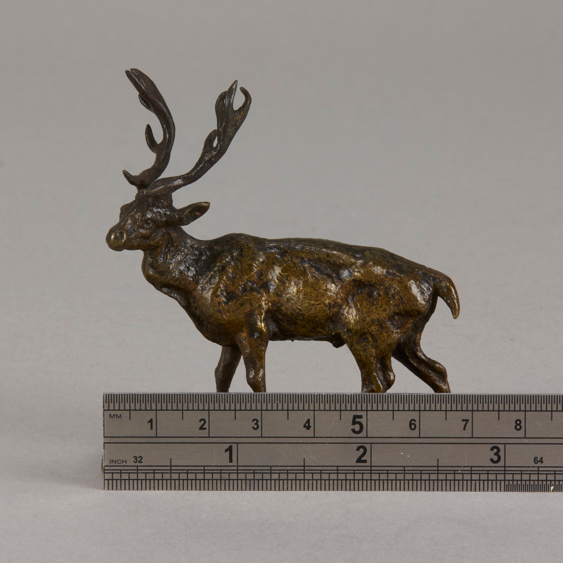 Mene bronze stag - Animaliers - Antique animal sculptures for sale - Hickmet Fine Arts