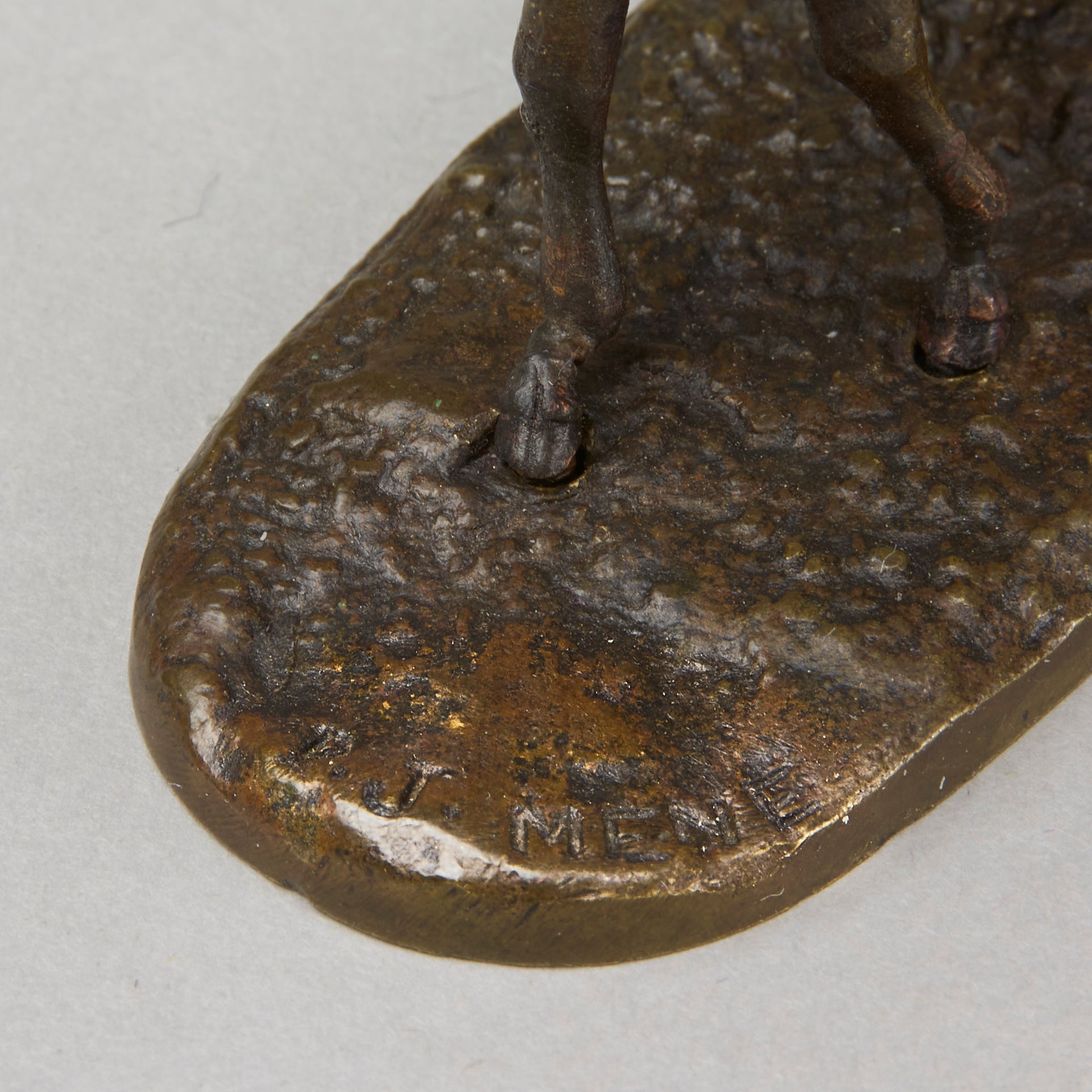 Mene bronze stag - Animaliers - Antique animal sculptures for sale - Hickmet Fine Arts