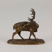 Mene bronze stag - Antique animal sculptures for sale - Hickmet Fine Arts
