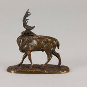 Mene bronze stag - Antique animal sculptures for sale - Hickmet Fine Arts