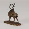 Mene bronze stag - Antique animal sculptures for sale - Hickmet Fine Arts