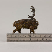 Mene bronze stag - Antique animal sculptures for sale - Hickmet Fine Arts