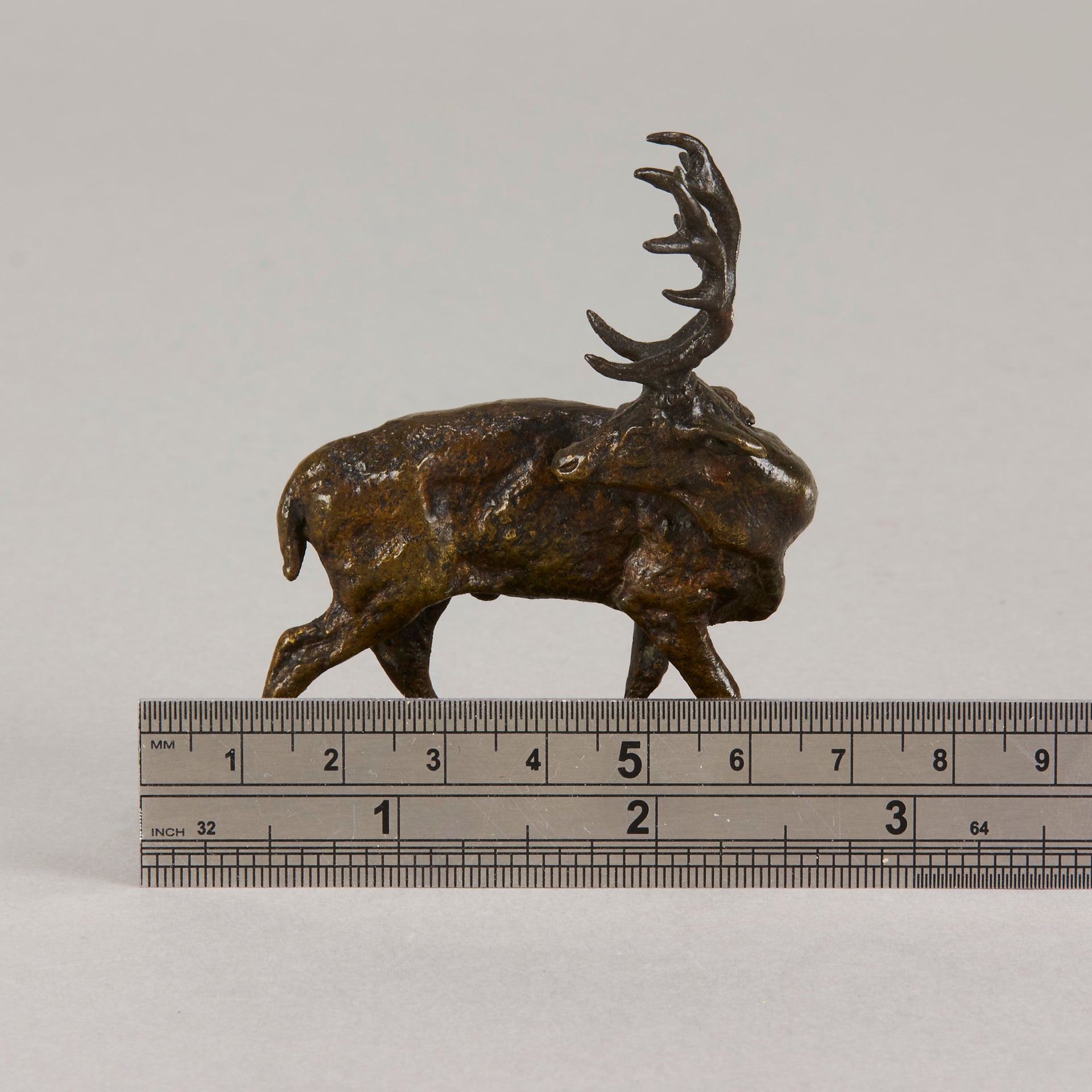 Mene bronze stag - Antique animal sculptures for sale - Hickmet Fine Arts