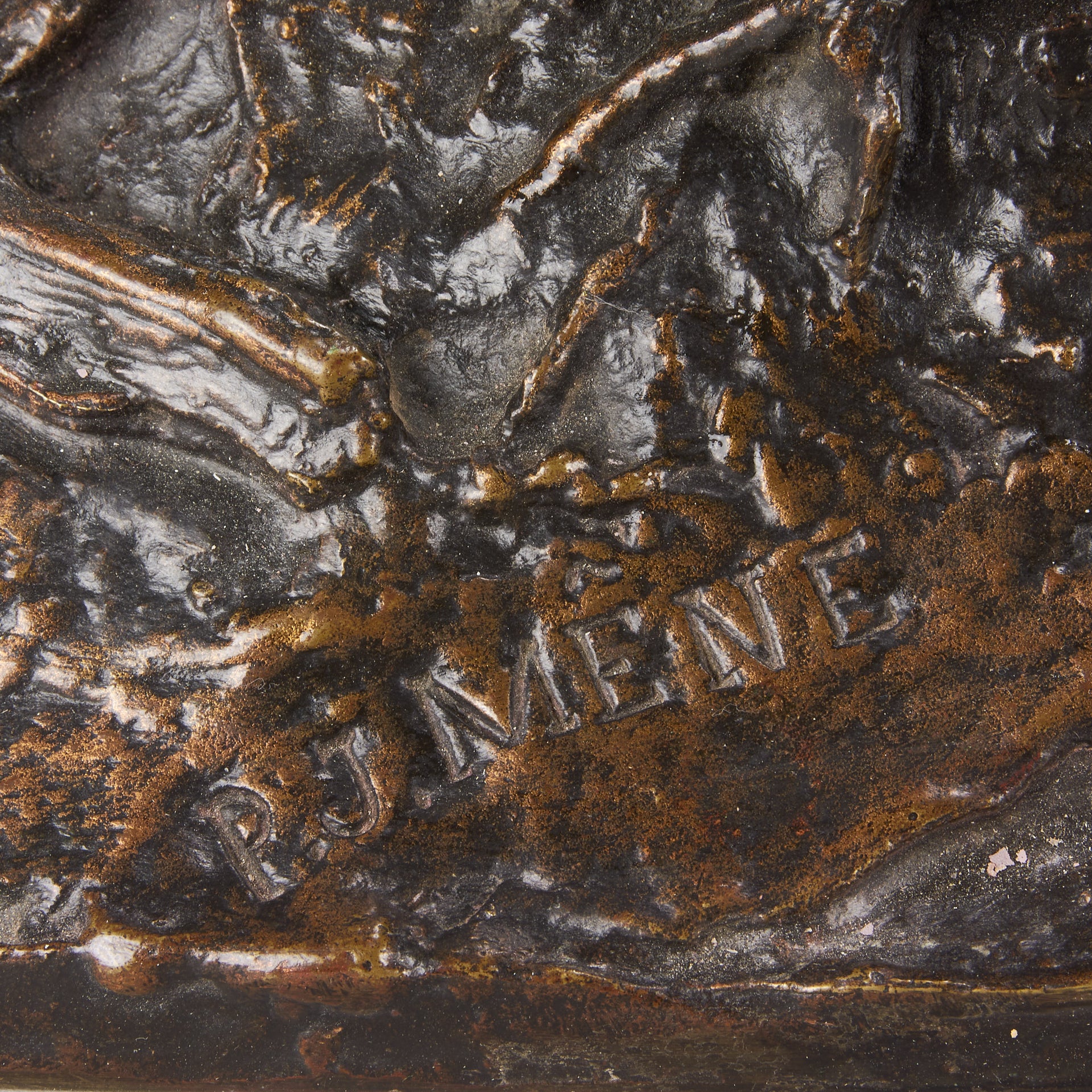 Mene Bronze Cerf Deer