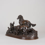 Mene bronze dogs and partridge