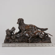 Mene bronze dogs and partridge
