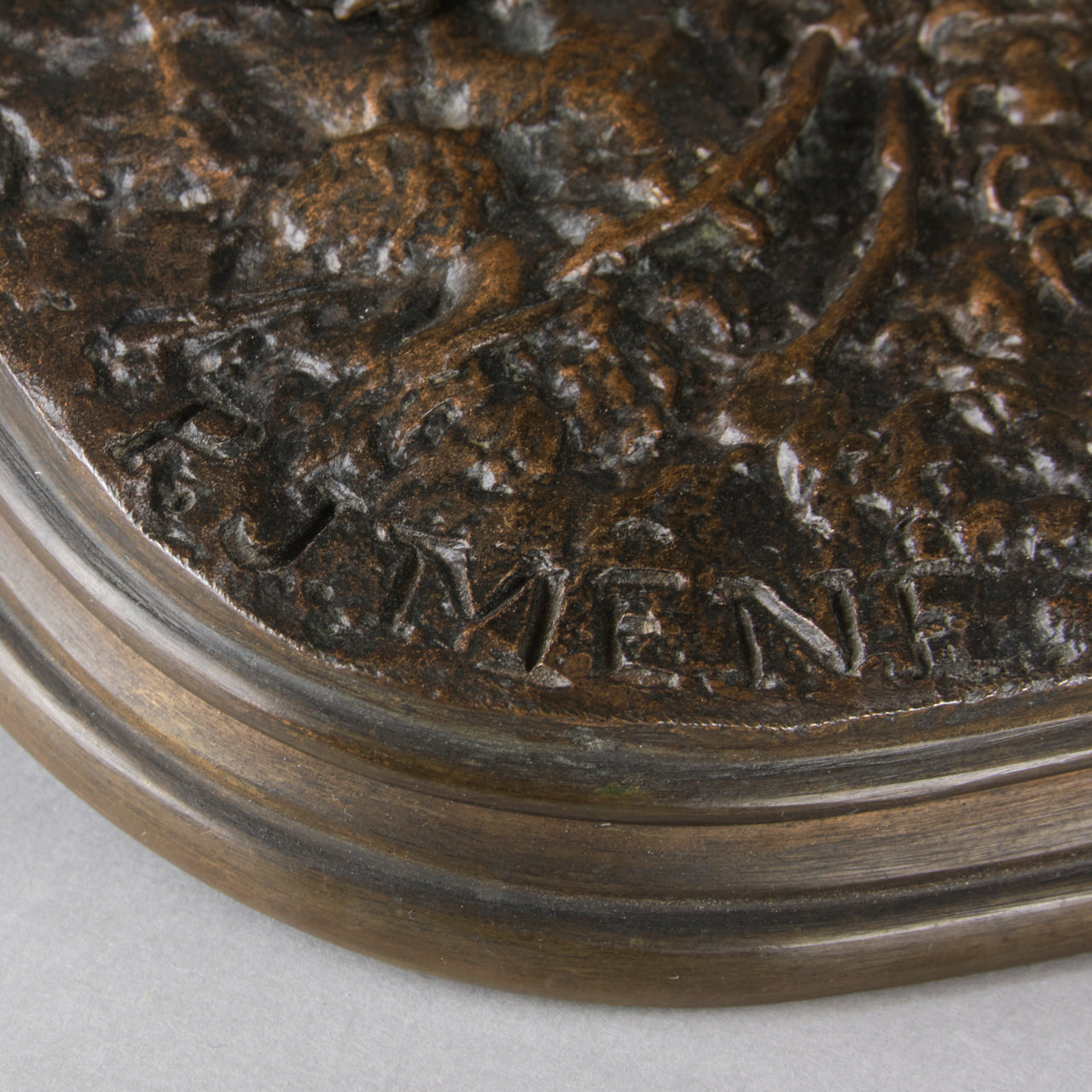 Mene Dog - Animalier Bronze 'Chien Braque' - Antique Bronze - Antique animal sculptures for sale -  Hickmet Fine Arts