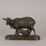 Mene bronze ewe and lamb - Animaliers -  Antique animal sculptures for sale - Hickmet Fine Arts