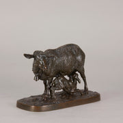 Mene bronze ewe and lamb - Animaliers -  Antique animal sculptures for sale - Hickmet Fine Arts