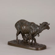 Mene bronze ewe and lamb - Animaliers -  Antique animal sculptures for sale - Hickmet Fine Arts