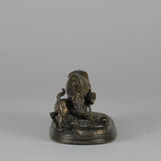 Mene bronze mare and foal