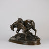 Antique Bronze - Mare & Foal - Mene Bronze - Bronze statues for sale - Bronze sculptures for sale - Antique bronze statues -  Hickmet Fine Arts