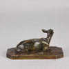 Mene Bronze Deer - Recumbent Deer - Hickmet Fine Arts