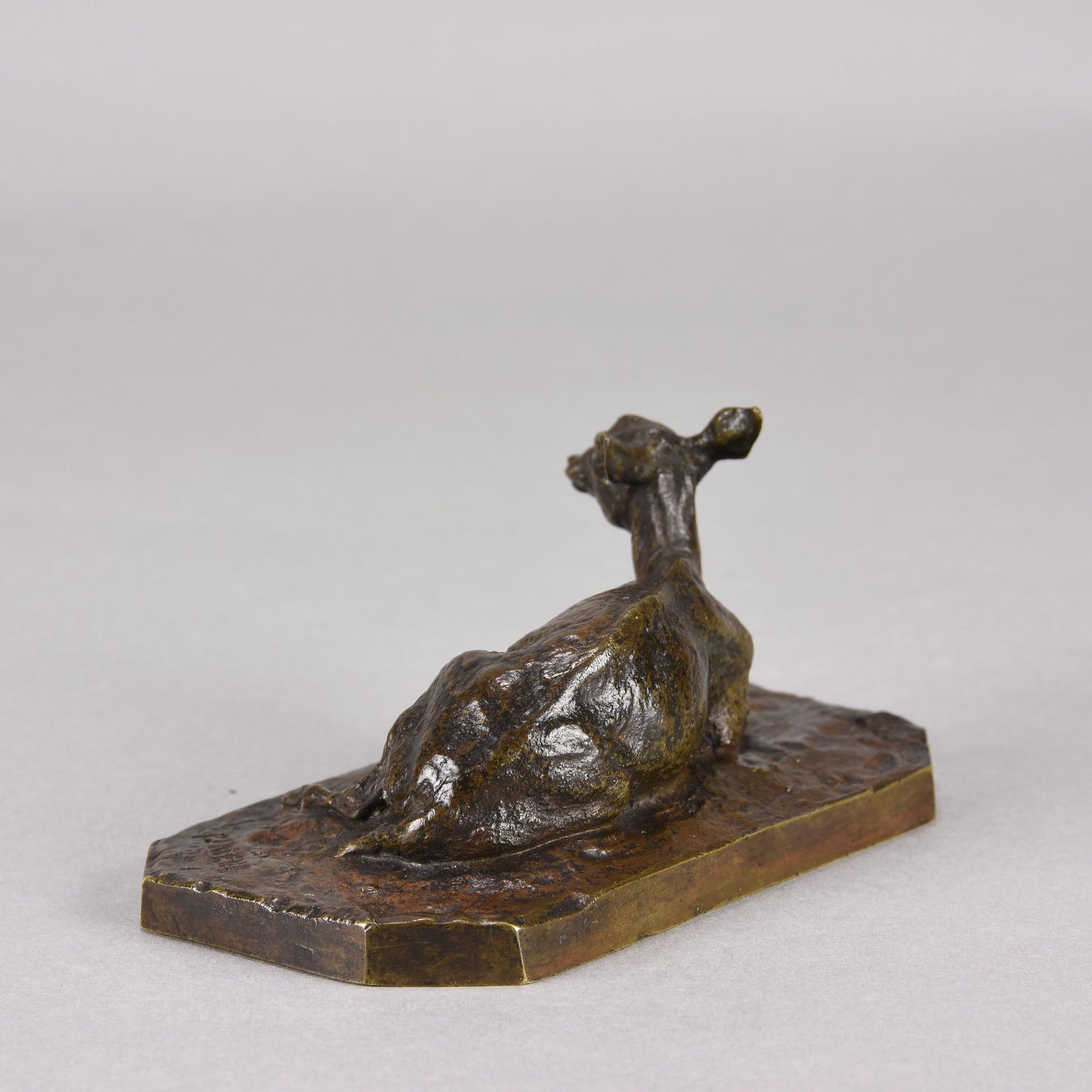 Mene Bronze Deer - Recumbent Deer - Hickmet Fine Arts
