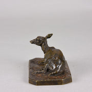Mene Bronze Deer - Recumbent Deer - Hickmet Fine Arts