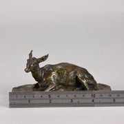 Mene Bronze Deer - Recumbent Deer - Hickmet Fine Arts