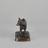 Mêne - Animalier 'Renard Debout' - Antique Bronze -  Hickmet Fine Arts