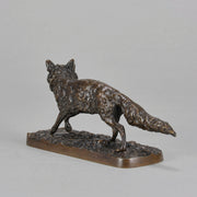 Mêne - Animalier 'Renard Debout' - Antique Bronze -  Hickmet Fine Arts