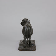 Taureau Normand No.2 A majestic mid 19th Century Animalier bronze study of a large bull by Pierre Jules Mene