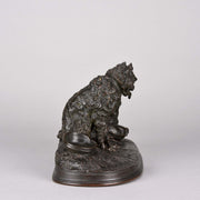 Chien et Pigeon -Pierre Jules Mene Bronze - Hickmet Fine Arts